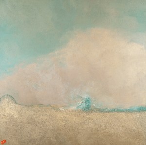 L'épouvantail dans les andains