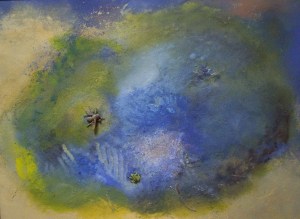 Dessin peint, détail 1